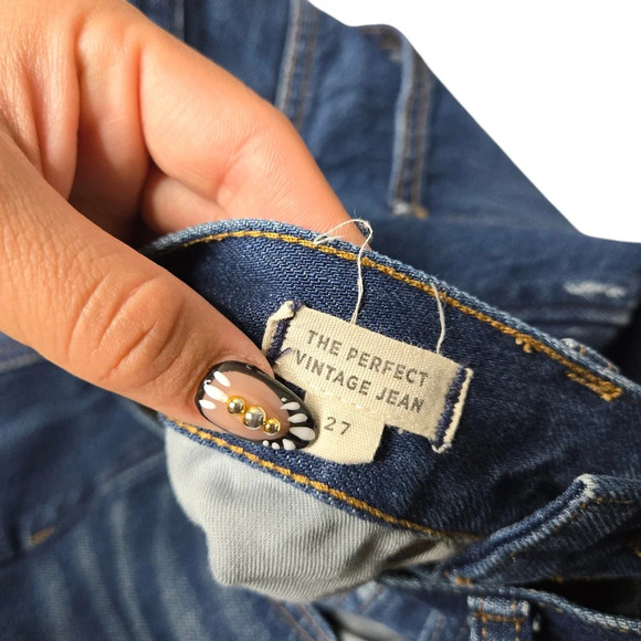 Madewell Perfect Vintage Distressed Jean Size 27 - Picture 6 of 7